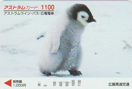 BIRDS - JAPAN - H1976 - Pinguins - PREPAID - Pinguini