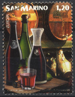 San Marino, 2005, Europa, Gastronomia, Il Vino, 1,20 Euro, Usato - Gebraucht