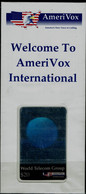 UNITED STATES 1993 PHONECARDS AMERIVOX WORLD TELECOM GROUP HOLOGRAPHIC CARDS MINT VF!! - Amerivox