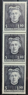 AUSTRIA 1965 - MNH - ANK 1229 - Strip Of 3! - Bertha Von Suttner - Unused Stamps