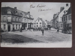 Cpa  62 MARQUISE  La Rue Sainte-Barbe - Marquise