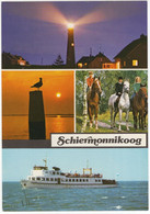 Schiermonnikoog - O.a. Veerboot 'Rottum', Vuurtoren - (Nederland/Holland) - L 6256 - Ferry, Phare - Schiermonnikoog