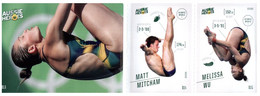 (XX 5) Australian Aussie Heroes - Olympic & Paralympic Games 2020 (part Of Collectable Supermarket) Diving - Duik