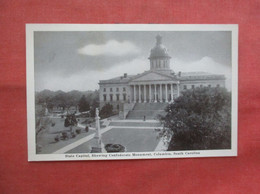 State Capitol Confederate  Monument-- Back Side Album Residue Columbia South Carolina > Columbia      Ref 5080 - Columbia