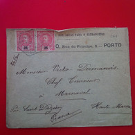 LETTRE PORTO RUA DO PRINCIPE POUR ST DIZIER 1908 - Covers & Documents
