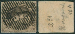 Médaillon - N°10A Touché Obl D51 "Hougaerde" - 1858-1862 Medaillen (9/12)