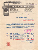 02882 "L. DEMEGLIO & C. - TORINO - UTENSILI......- CINGHIE LUBRIFICANTI......" FATTURA 1926 - Invoices