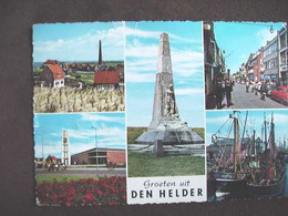Nederland Holland Pays Bas Den Helder Met Standbeeld In Het Midden - Den Helder