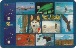 Alaska - Intl. Telecom INC - Visit Alaska, SC7, 09.1994, 20U, 15.000ex, Mint - Chipkaarten