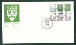 Parlement + Reine / Parliament; Timbres Scott # 789 + 797 + 800 Stamps; Pli Premier Jour / First Day Cover (6576) - Covers & Documents
