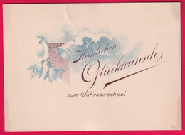 Karte - Herzlichen Glückwunsch Zum Jahreswechsel, 1900 - New Year