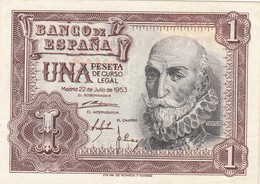 CRBS0055 BILLETE ESPAÑA 1 PESETA 1953 SIN SERIE SIN CIRCULAR 15 - Other & Unclassified