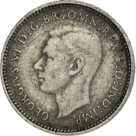 Monnaie, Australie, George VI, Threepence, 1943, Melbourne, TTB, Argent, KM:37 - Victoria