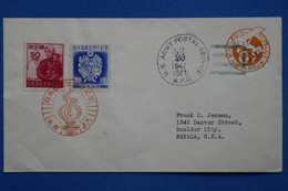 Z8 CHINA  AMERICA BELLE LETTRE BINATIONALITE  1947  NEVADA + AFFRANCHISSEMENT INTERESSANT - Cartas & Documentos