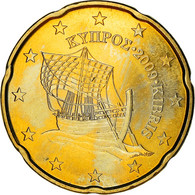 Chypre, 20 Euro Cent, 2009, SUP+, Laiton, KM:82 - Cyprus