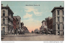 Main Street Peoria Illinois 1913 - Peoria