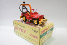 Dinky Toys / Atlas - JEEP DE DEPANNAGE Rouge Réf. 1412 Neuf NBO 1/43 - Dinky