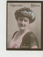 CHROMOS CIGARETTES - PUB Pour CIGARETTES MELIA ALGER - Portrait Artiste 1900 - SAUVAGET - Melia