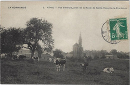 61    Athis  De L'orne  - Vue Generale  Prise De La Route  De Sainte Honorine La Chardonne - Athis De L'Orne