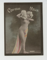 CHROMOS CIGARETTES - PUB Pour CIGARETTES MELIA ALGER - Nus - Artiste 1900 - Portrait De NERY - Melia