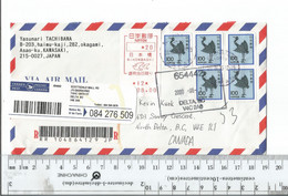 Japan Nihonbashi Registered To North Delta BC Canada Aug 2000..............(Box 2) - Covers & Documents