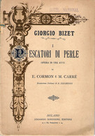 B 4402 - Libro, Opera, Bizet - Theater