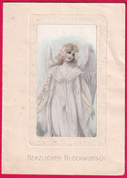 Prägekarte Aufklappbare Um Ca 1910, Herzlichen Glückwunsch - Other & Unclassified