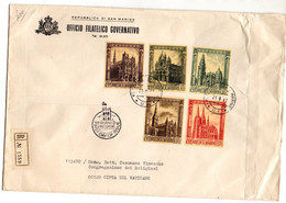 Carta  Grande Certificada De 1967 San Marino - Storia Postale