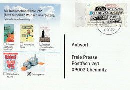 Ganzsache, Postkarte 2006 - Postales Privados - Usados