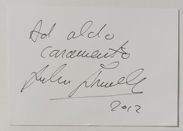 43361 012/ AUTOGRAFO Su Cartoncino - ANDREA GRIMINELLI (flautista) - Otros & Sin Clasificación