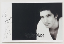 43544 183/ AUTOGRAFO Su Foto - WALTER NUDO (attore) - Otros & Sin Clasificación