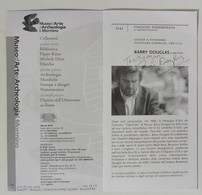 45888 323/ AUTOGRAFO Su Programma - BARRY DOUGLAS (pianista) - Andere & Zonder Classificatie