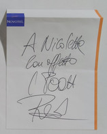 48033 054/ AUTOGRAFO Su Cartoncino - RED CANZIAN (musicista Dei Pooh) - Otros & Sin Clasificación