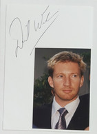 48074 066/ AUTOGRAFO Su Cartoncino - DAVID WENHAM (attore) - Otros & Sin Clasificación