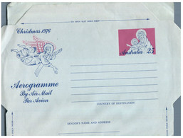 (YY 3) Australia Aerogramme - 2 -  14 Cents & 25 Cent - Christmas - Aérogrammes