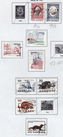 1974/1975 -  DANIMARCA - DENMARK - Mi. Nr. 596+597+598+599+600+602+603+605+606 - LH/Used -  (Z0304..41) - Andere & Zonder Classificatie