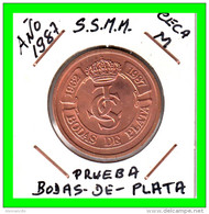 ESPAÑA - PRUEBA DE LA MONEDA DE 500 Ptas.AÑO 1987 - S/C CON MOTIVO DE LAS BODAS DE PLATA DE LOS REYES DE ESPAÑA - 500 Peseta