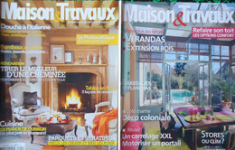 MAISON  Et  TRAVAUX - DECORATION - LOT DE 10 Revues + 4 En Cadeau - Le Tout Pour € 1.00 - Casa & Decorazione