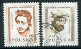 POLAND 1982 Definitive: Carved Heads Used.  Michel 2829-30 - Usati