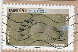 FRANCE 2021 EMPREINTES DE GRIZZLI VOIR TACHE YT 1961 - Oblitérés