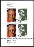 POLAND 1981 Picasso Centenary Block Used.  Michel Block 84 - Used Stamps