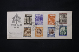 VATICAN - Enveloppe Souvenir De L 'Année Sainte En 1950 - L 104824 - Brieven En Documenten