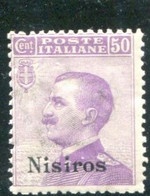 EGEO NISIRO 1912 50 C.** MNH - Egée (Nisiro)