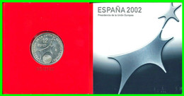 CARTERA OFICIAL EUROSET 12 EUROS ESPAÑA 2002. ANVERSO LOS REYES DON JUAN CARLOS Y DOÑA SOFÍA; - Ongebruikte Sets & Proefsets