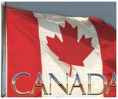 (YY 9) Canada - Flag - Shape Postcard - Autres & Non Classés