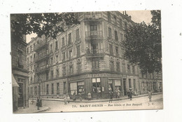 Cp , 93 , SAINT DENIS , Rue GENIN Et Rue RASPAIL , Commerce , Robes AU PHENIX , écrite - Saint Denis