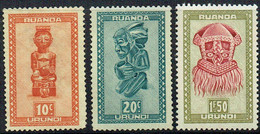 RUANDA URUNDI 1948 Indigenous Art M - Unused Stamps