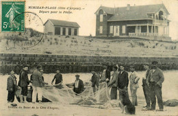 Mimizan Plage * Le Départ Pour La Pêche * Pêcheurs Filet * Villa - Mimizan Plage