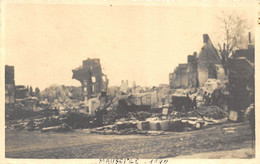 CARTE PHOTO 59 MAUBEUGE  BOMBARDEMENT 1940 - Maubeuge