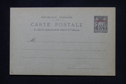 ALEXANDRIE - Entier Postal Type Sage Surchargé, Non Circulé - L 105045 - Briefe U. Dokumente